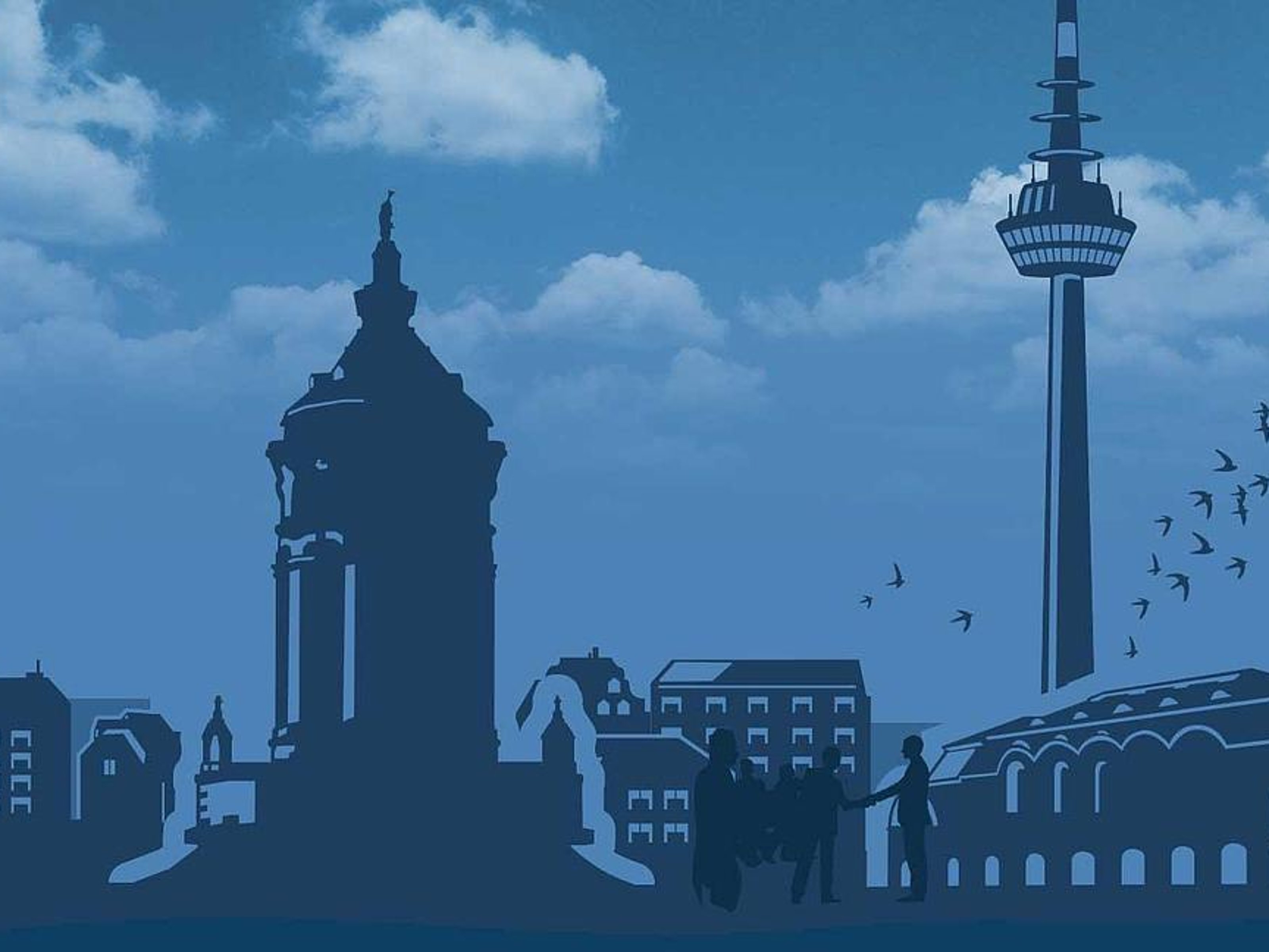 Stadt Silhouette