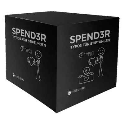 SPEND3R – TYPO3 für Stiftungen